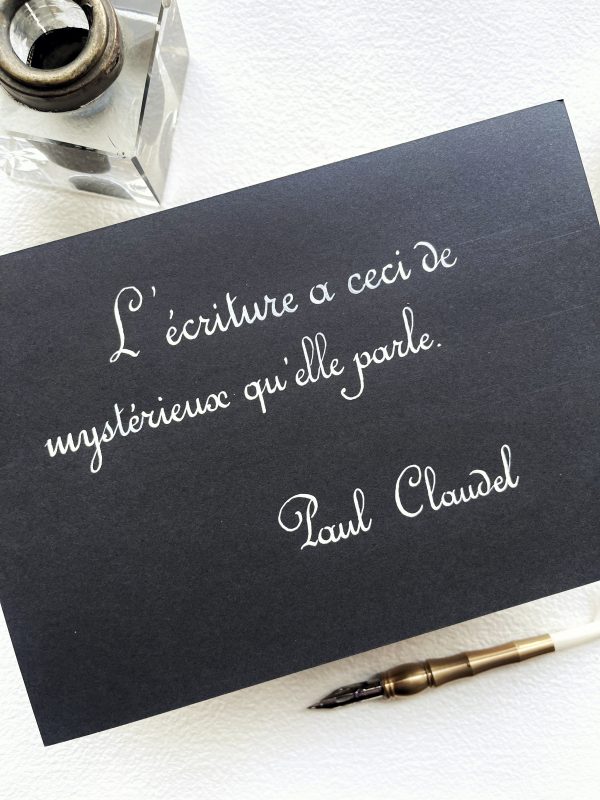 calligraphie ronde française stage 2026