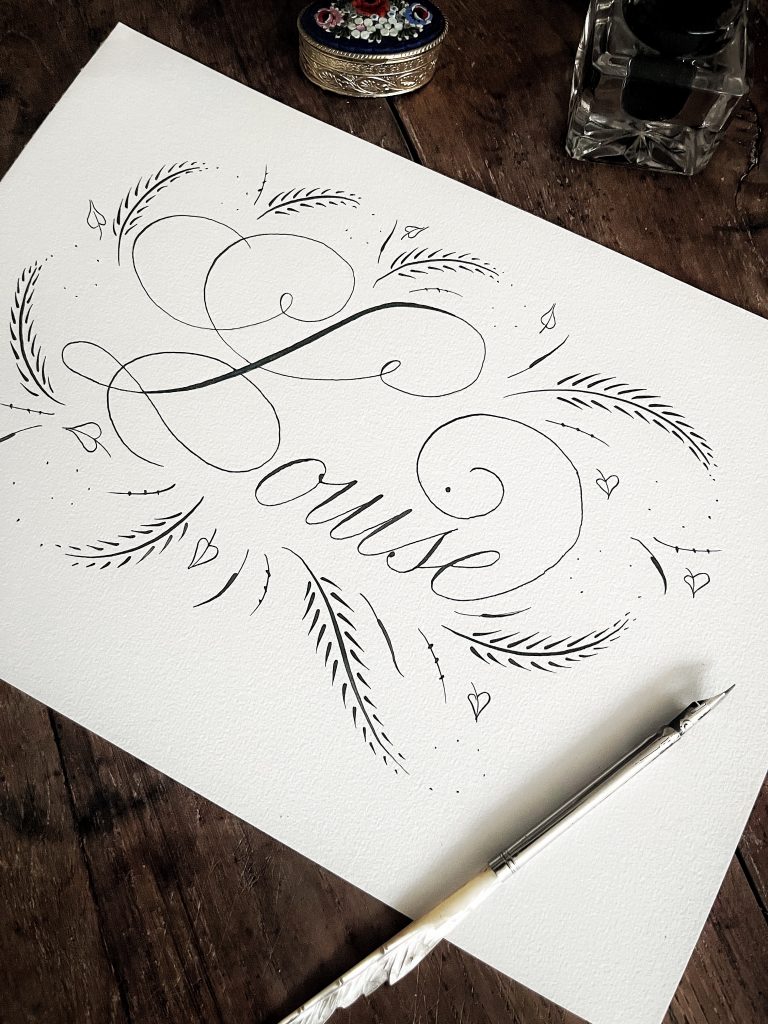 prénom calligraphie
