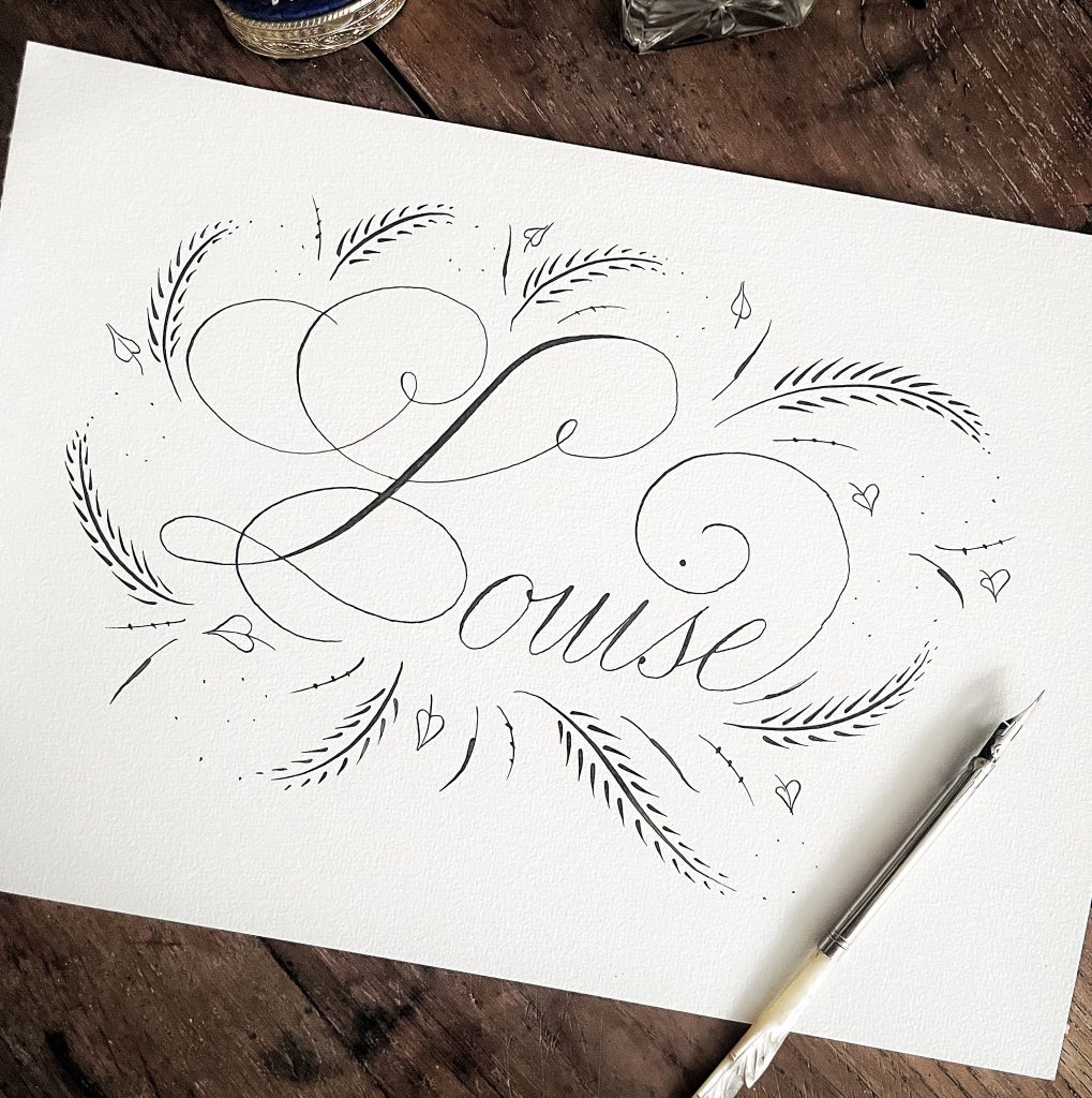 prénom calligraphie