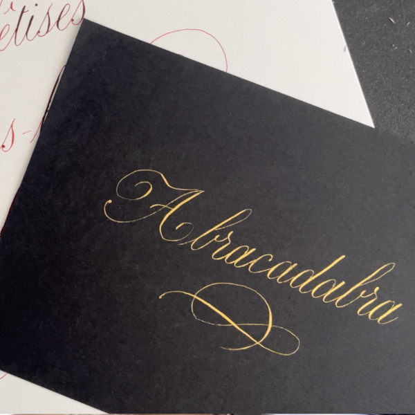 cours en ligne calligraphie anglaise noémie keren